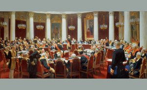 La seduta cerimoniale del Consiglio di Stato, 7 maggio 1901